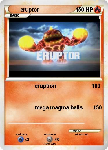Pokemon eruptor