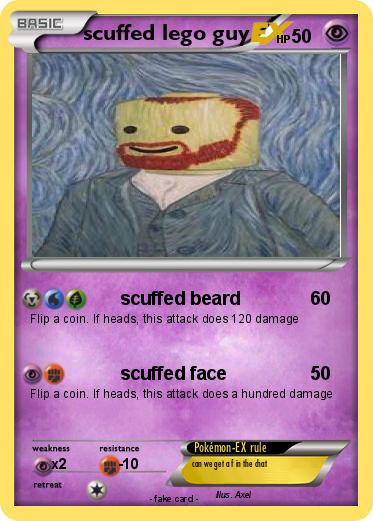 Pokemon scuffed lego guy