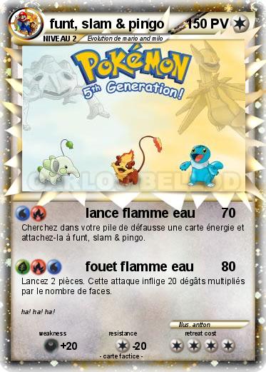 Pokemon funt, slam & pingo