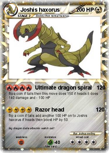 Pokemon Joshis haxorus