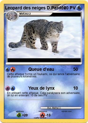 Pokemon Leopard des neiges D.Pardus