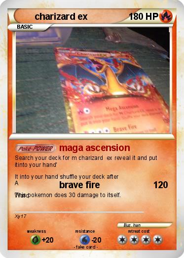 Pokemon charizard ex