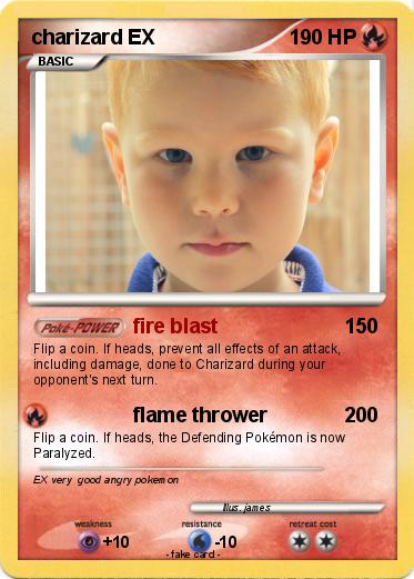Pokemon charizard EX