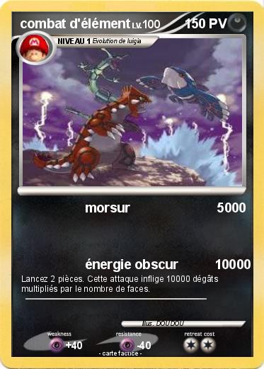 Pokemon combat d'élément