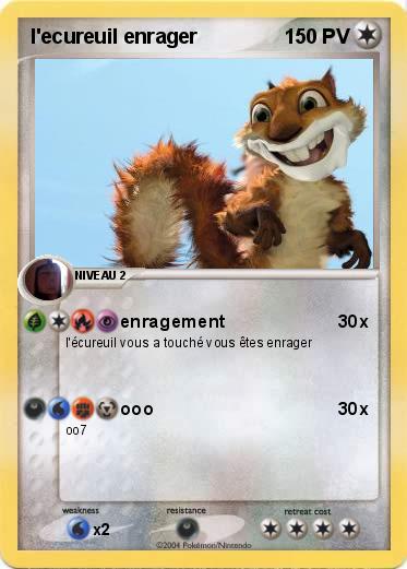 Pokemon l'ecureuil enrager