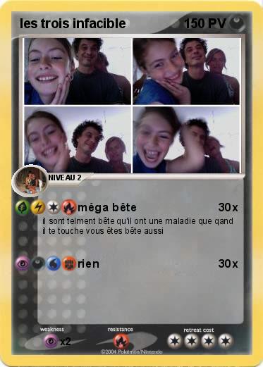 Pokemon les trois infacible