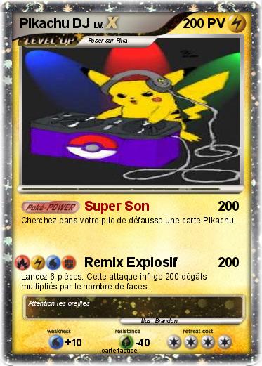Pokemon Pikachu DJ