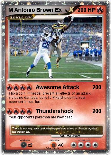 Pokemon M Antonio Brown Ex