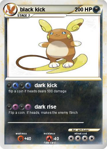 Pokemon black kick