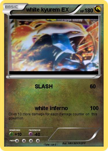 Pokemon white kyurem EX