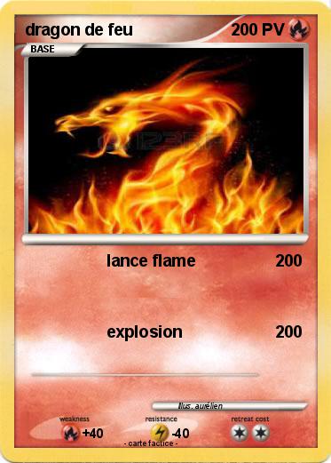 Pokemon dragon de feu