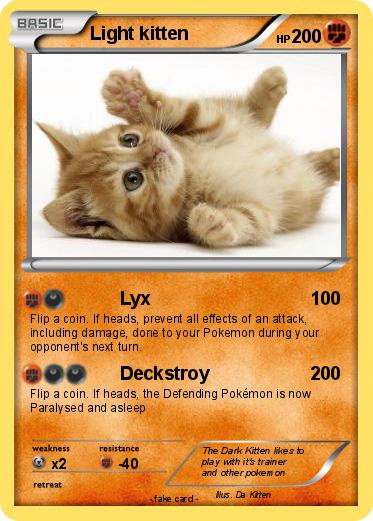 Pokemon Light kitten