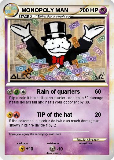 Pokemon MONOPOLY MAN