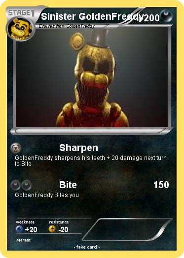 Pokemon Sinister GoldenFreddy