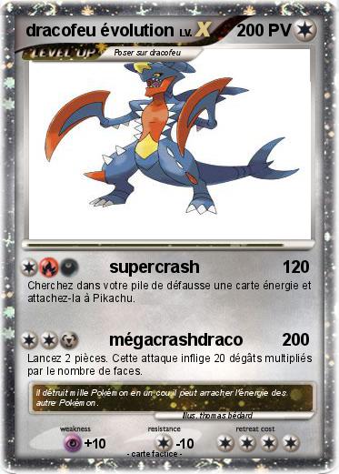 Pokemon dracofeu évolution
