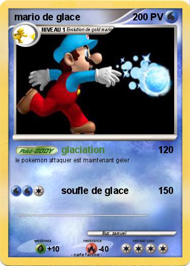 Pokemon mario de glace