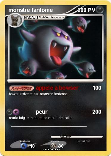 Pokemon monstre fantome