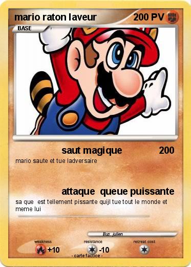 Pokemon mario raton laveur