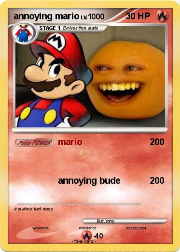 Pokemon annoying mario