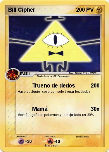 Pokemon Bill Cipher