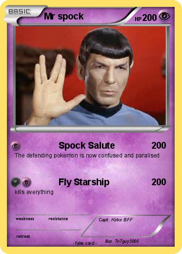 Pokemon Mr spock