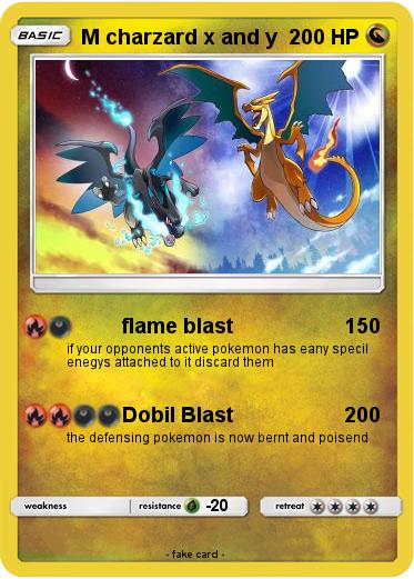 Pokemon M charzard x and y