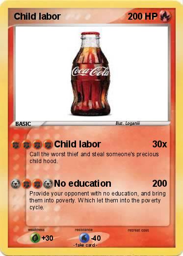 Pokemon Child labor