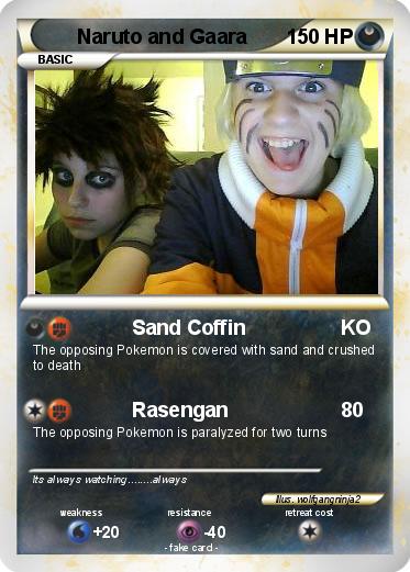 Pokemon Naruto and Gaara