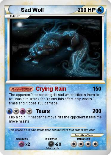 Pokemon Sad Wolf