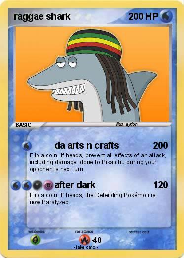 Pokemon raggae shark