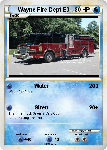 Pokemon Wayne Fire Dept E3