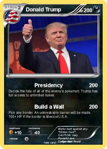 Pokemon Donald Trump