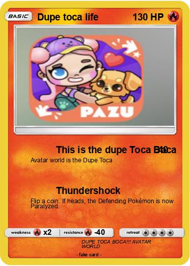 Pokemon Dupe toca life