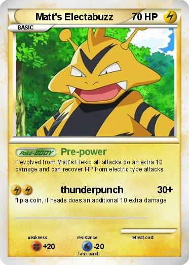 Pokemon Matt's Electabuzz