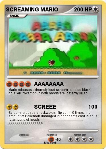 Pokemon SCREAMING MARIO