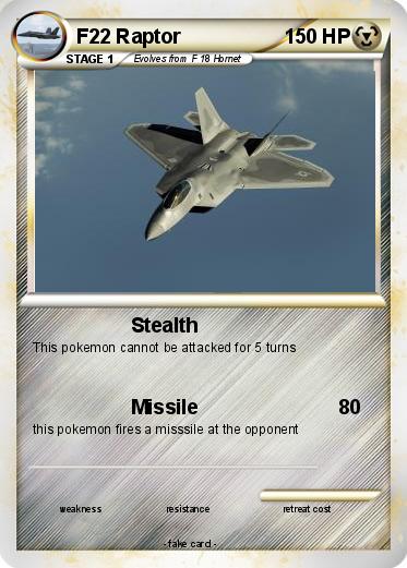 Pokemon F22 Raptor