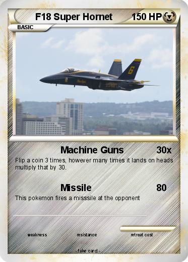 Pokemon F18 Super Hornet