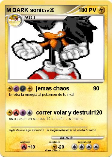 Pokemon M DARK sonic