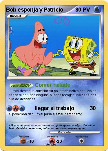 Pokemon Bob esponja y Patricio