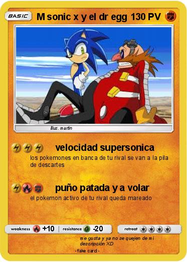 Pokemon M sonic x y el dr egg
