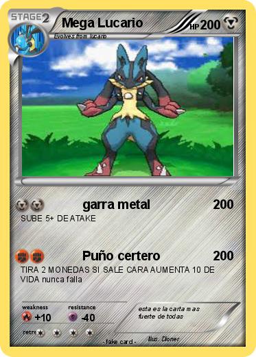 Pokemon Mega Lucario