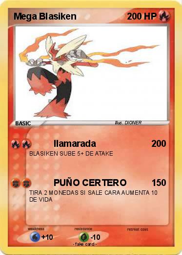 Pokemon Mega Blasiken