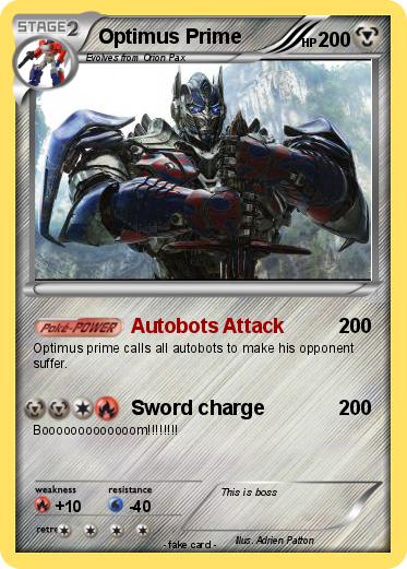 Pokemon Optimus Prime