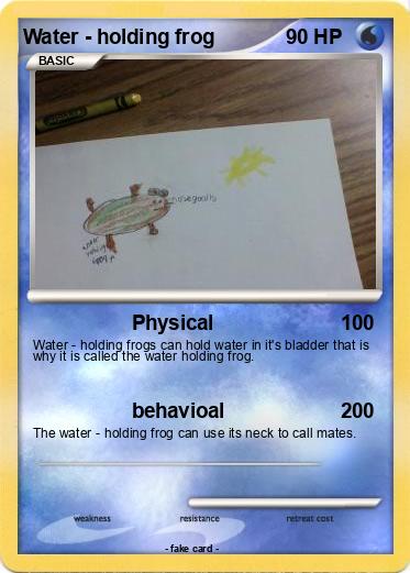 Pokemon Water - holding frog