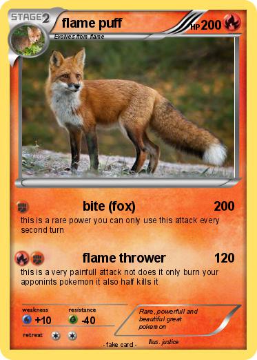 Pokemon flame puff