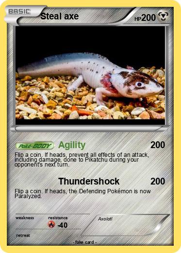 Pokemon Steal axe