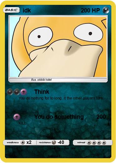 Pokemon idk