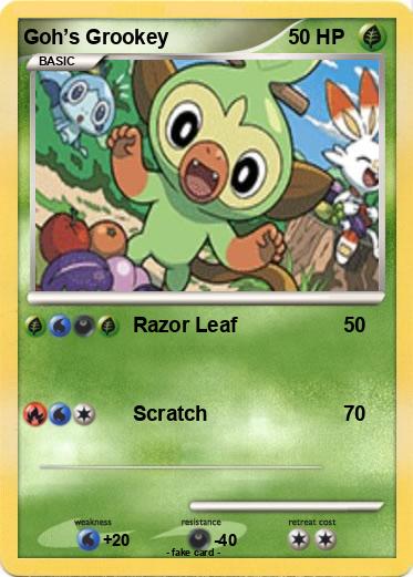 Pokemon Goh’s Grookey