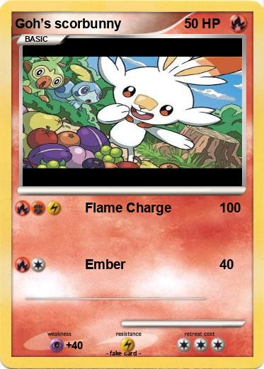 Pokemon Goh’s scorbunny