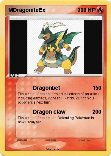 Pokemon MDragoniteEx